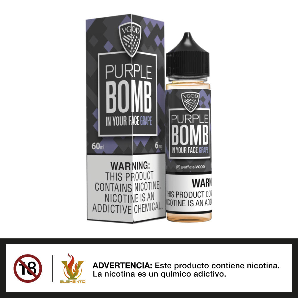 VGOD - Purple Bomb 60ml - Quinto Elemento Vap