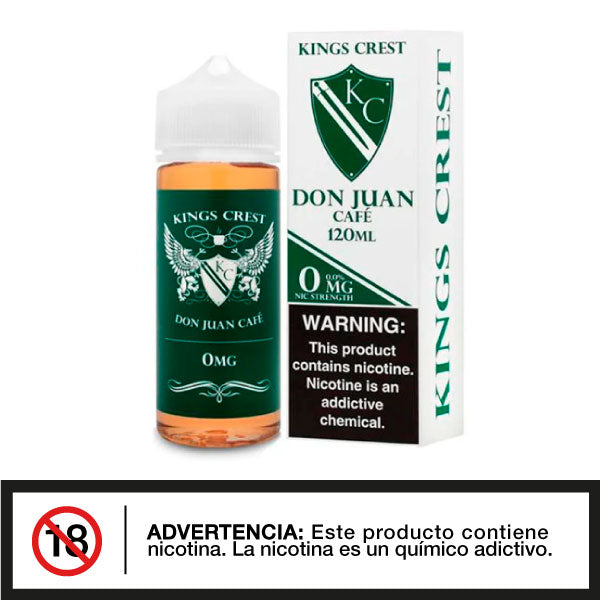 King's Crest - Don Juan Cafe 120ml - Tienda de Vapeo Quinto Elemento Vap
