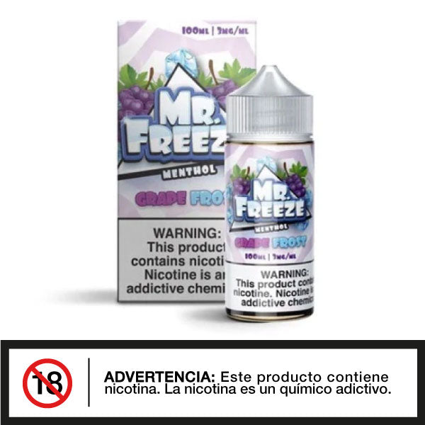Mr. Freeze - Grape Frost 100ml - Tienda de Vapeo Quinto Elemento Vap